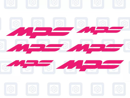 Mazda MPS 3 Style Brake Caliper Decal Style Stickers
