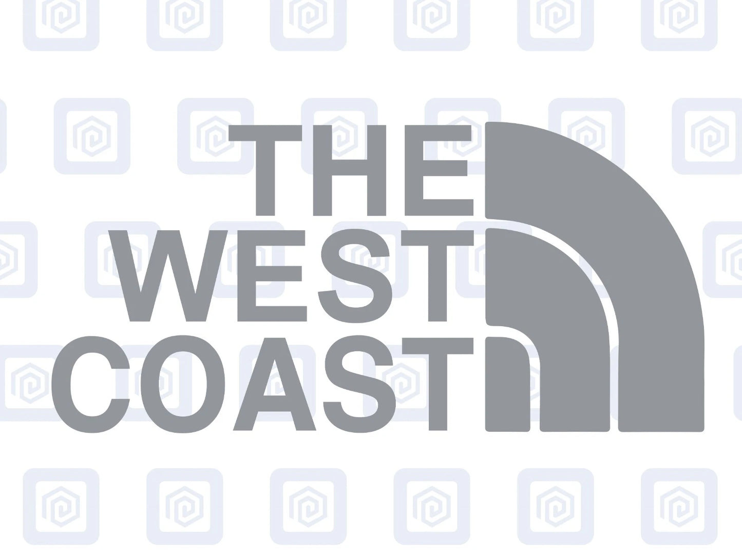 The West Coast Camping Surf Sea Sticker Decal Graphic Camper Van Skate Beach