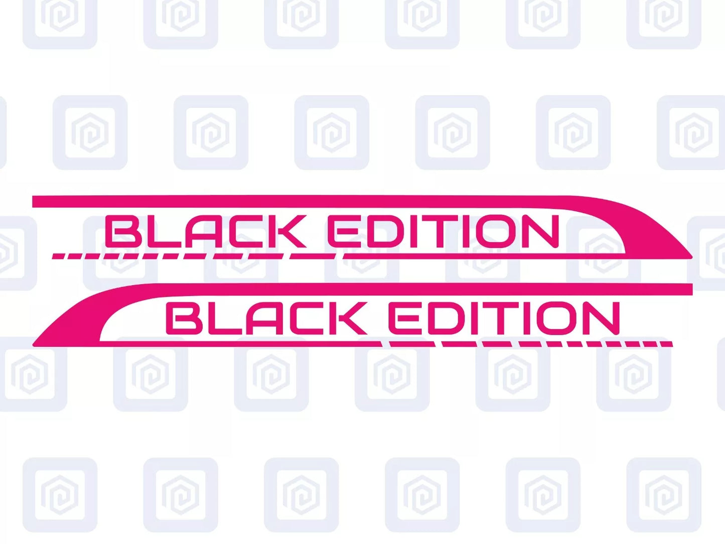 Black Edition Side Graphics Vinyl Decal For Camper Van Caravan Motorhome Sticker