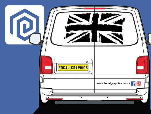 LARGE Union Jack Decal Campervan Van Caravan Sticker Graphic Motorhome Camper