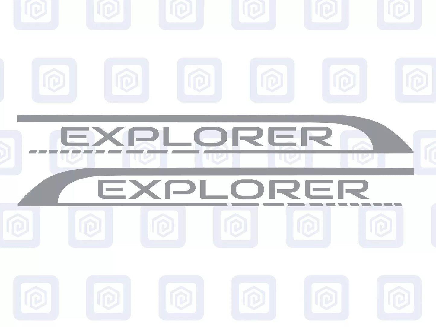 Explorer Side Graphics Vinyl Decal For Camper Van Caravan Motorhome Sticker