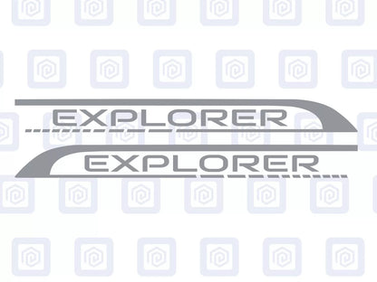 Explorer Side Graphics Vinyl Decal For Camper Van Caravan Motorhome Sticker