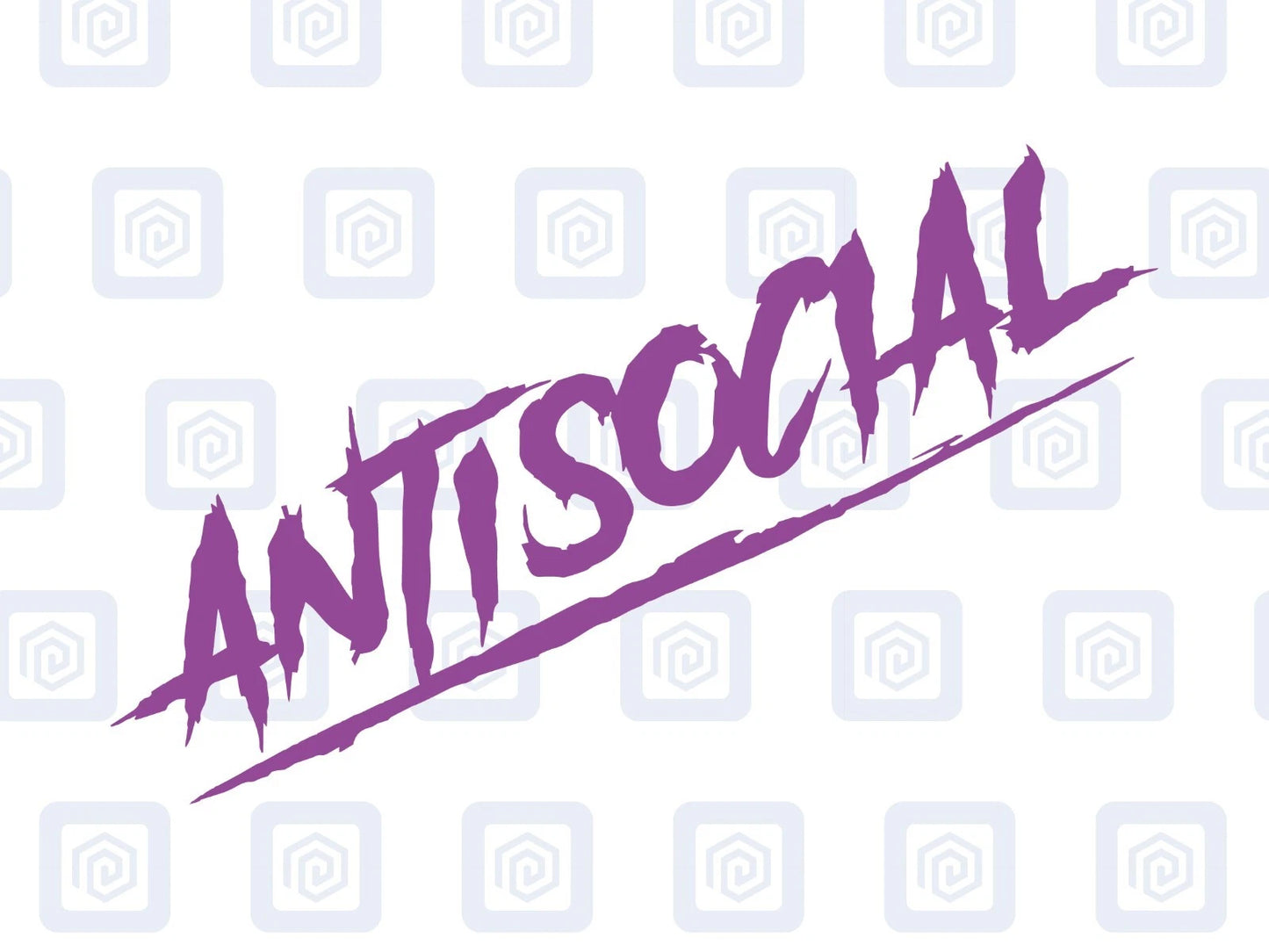 Antisocial Sticker JDM DUB Euro Stance VAG Vinyl Decal Graphic