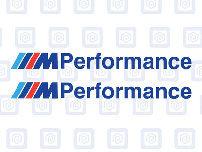 M Performance Sport 4 Colour Mirror Decal Fits BMW Sticker (set of 2)
