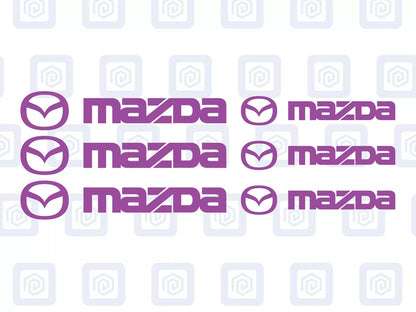 Mazda Brake Caliper Decals Sticker Logos (set of 6) JDM JAP DRIFT