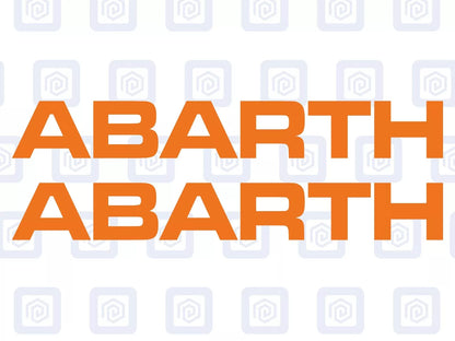 Fiat Abarth 500 595 695 Side Door Decal Sticker (Set of 2) Twin Air Sport Pop