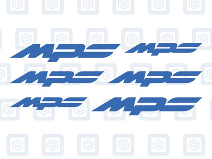 Mazda MPS 3 Style Brake Caliper Decal Style Stickers