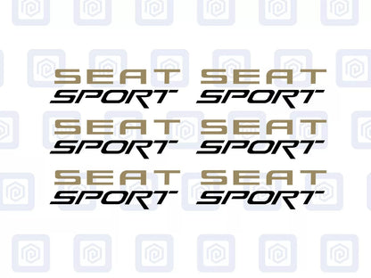Seat Sport Leon Ibiza Cupra Ateca Brake Caliper Decal Style Stickers - x 6
