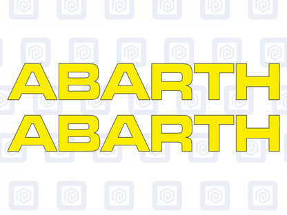 Fiat Abarth 500 595 695 Side Door Decal Sticker (Set of 2) Twin Air Sport Pop