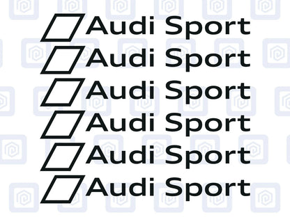 Audi Sport Style Brake Caliper Decals sticker Suitable for A1 A3 A4 A5 A6
