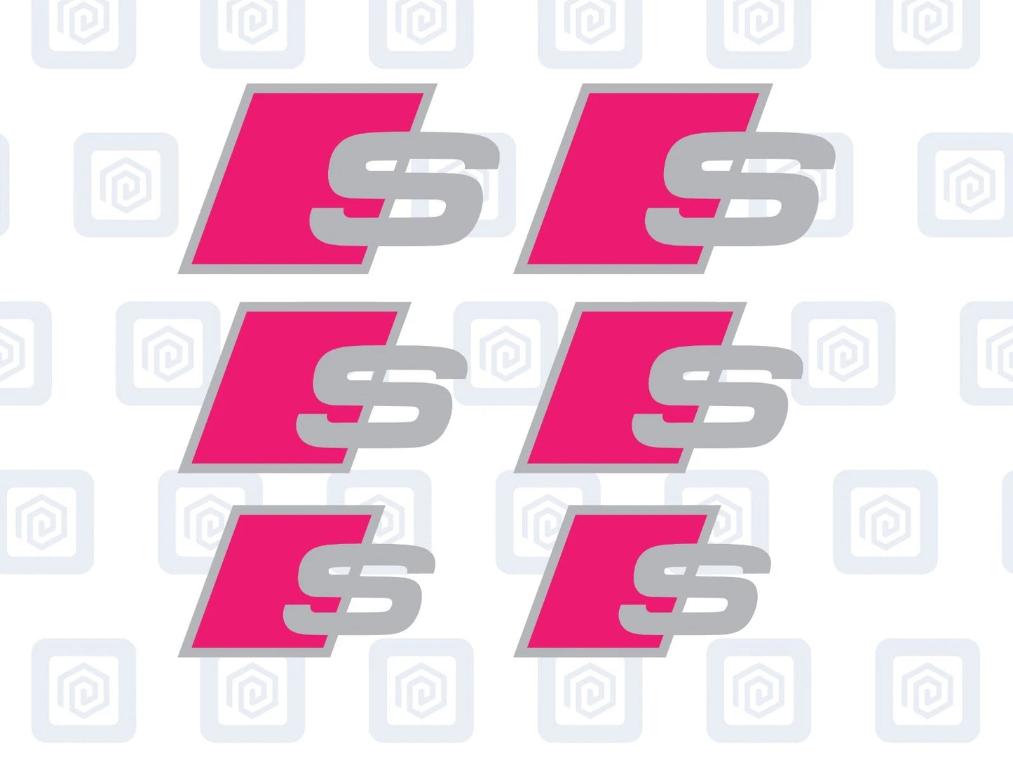 S Brake Caliper Decals Fits A1 A3 A4 A5 A6 A7 sticker logos (set of 6)