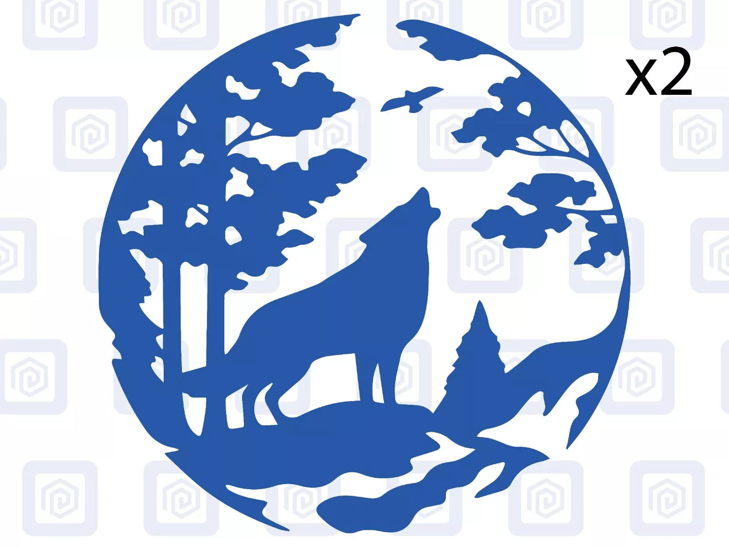 Howling Wolf Vinyl Decal For Camper Van Caravan Motorhome Graphic Campervan