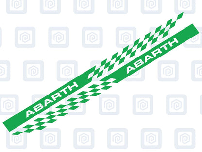 Fiat Abarth 500 595 695 Side Stripe Decal Sticker (Set of 2) Twin Air Sport Pop