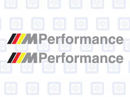 M Performance Sport 4 Colour Mirror Decal Fits BMW Sticker (set of 2)