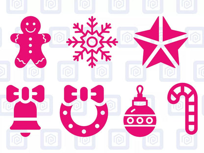 Christmas Sticker Pack Selection Set Special Wall Art Vinyl Wall Decal