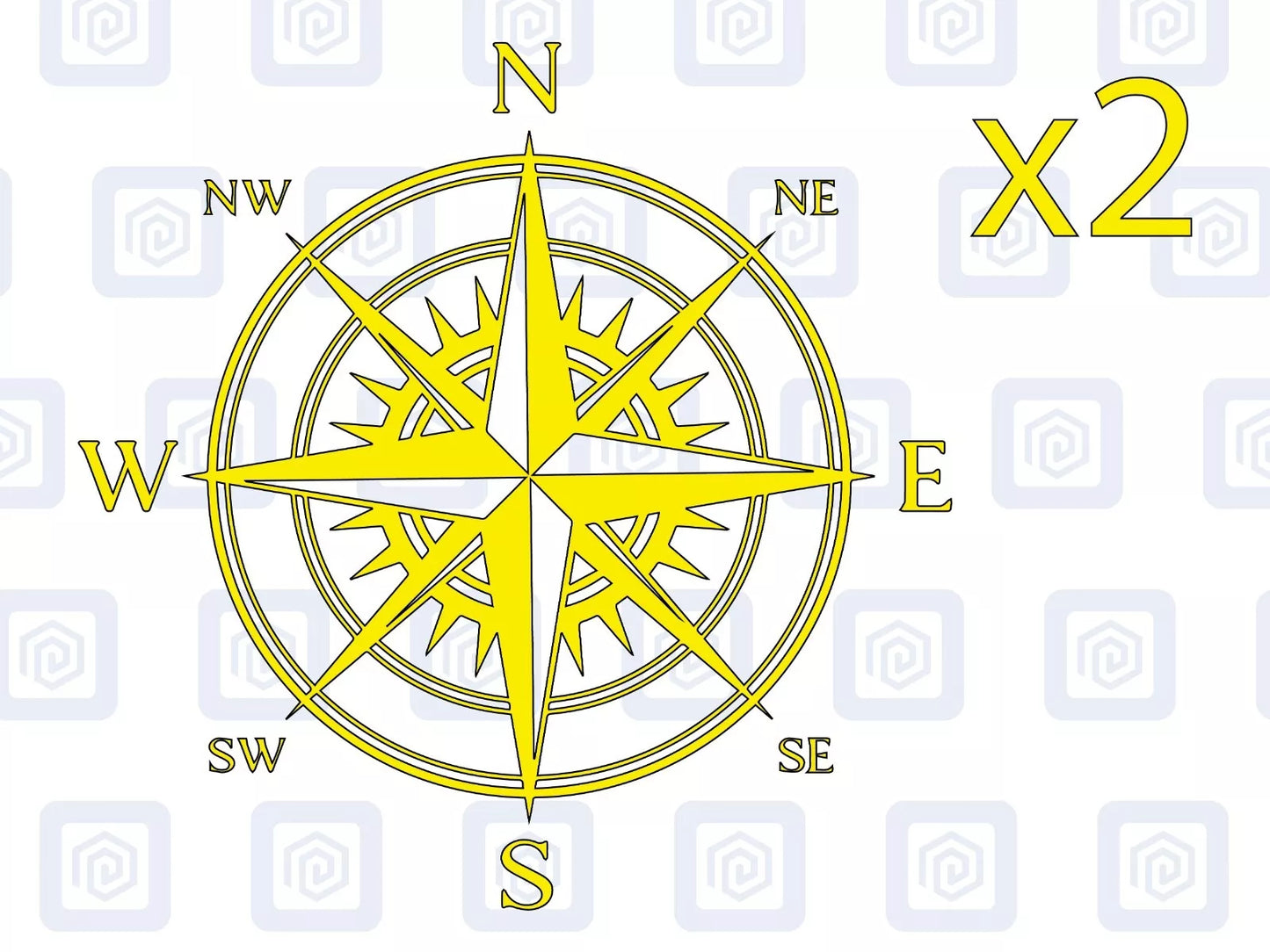 Compass Vinyl Decal For Camper Van Caravan Motorhome Sticker Graphic Campervan
