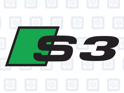 Audi S3 Logo Premium Door Sill Decals Stickers A3 A4 A5 A6 S3 S4 S5 RS3 RS4