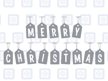 Merry Christmas Tags Letters Sticker Special Wall Art Vinyl Wall Sticker Decal