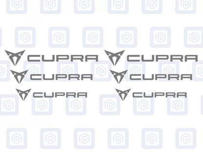 Cupra Brake Caliper Decals fits Ibiza Leon Ateca Born sticker logos (set of 6)