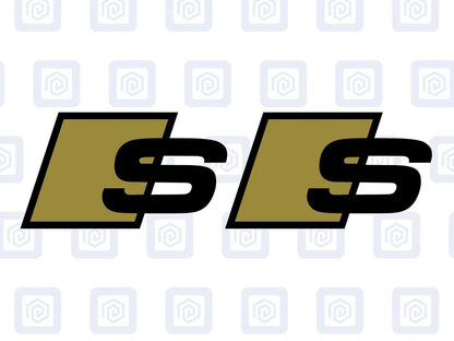 Audi S S Line Logo Premium Door Sill Decals Stickers A3 A4 A5 S3 S4 S5 RS3 RS4