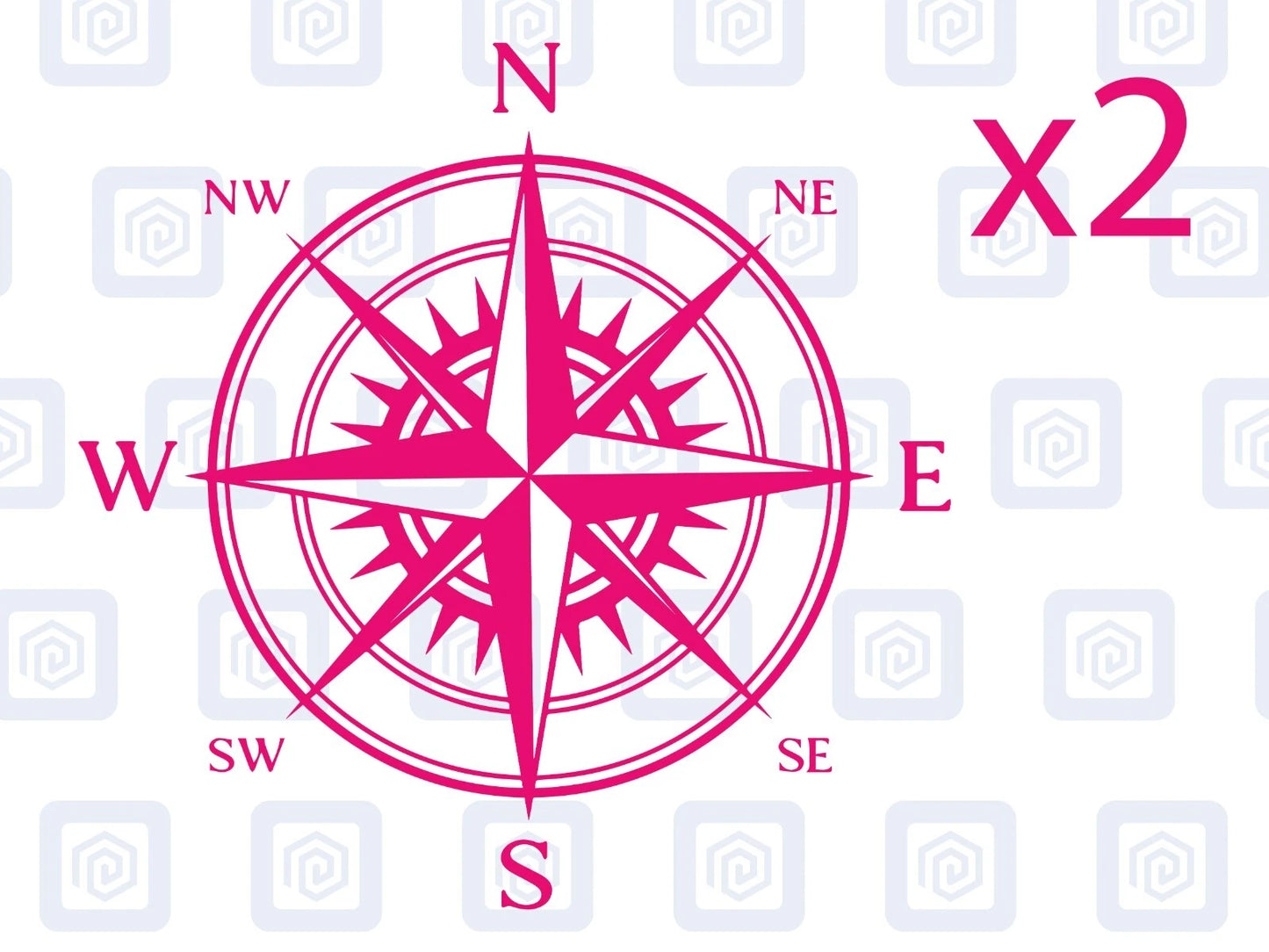Compass Vinyl Decal For Camper Van Caravan Motorhome Sticker Graphic Campervan