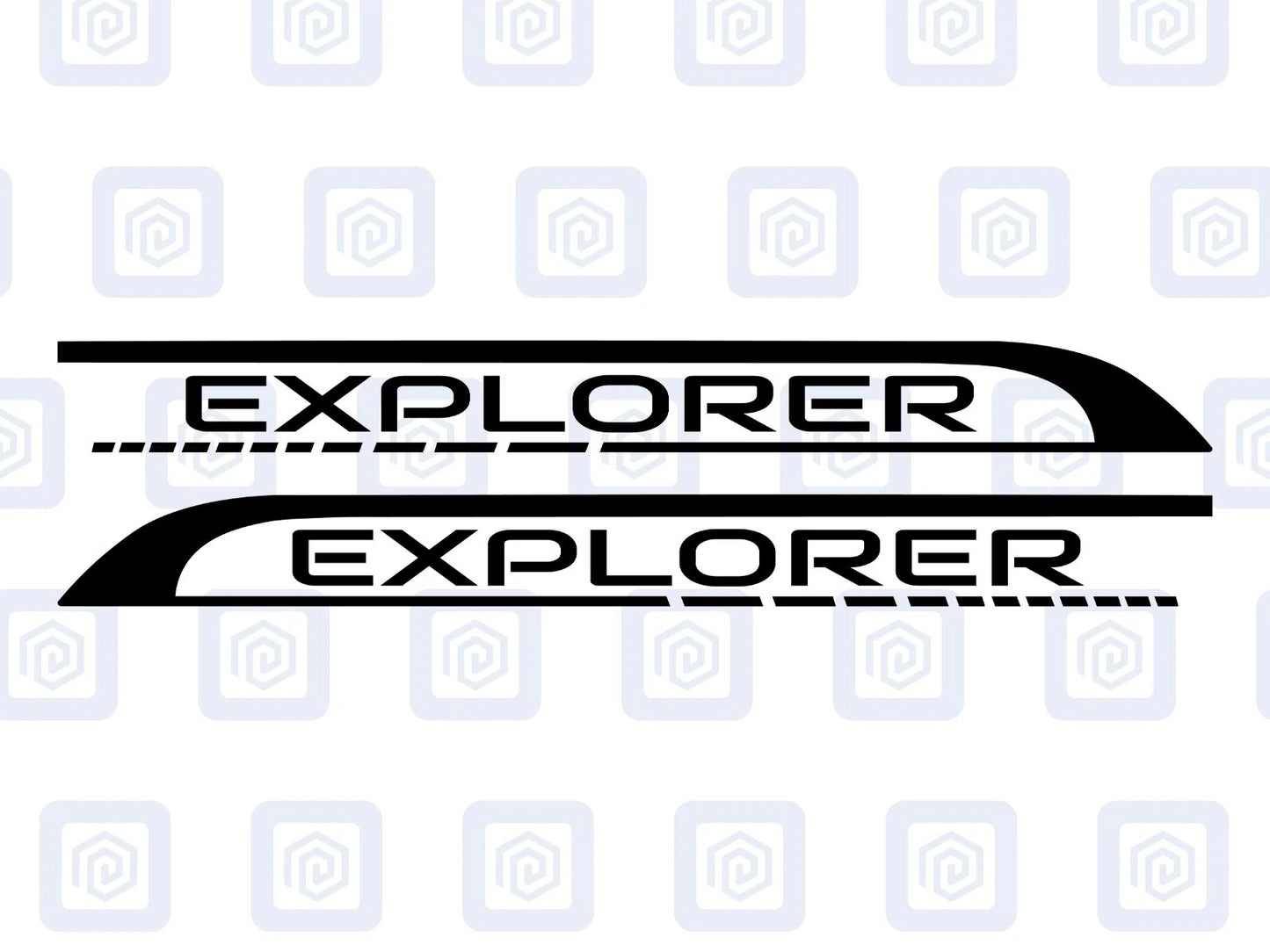 Explorer Side Graphics Vinyl Decal For Camper Van Caravan Motorhome Sticker