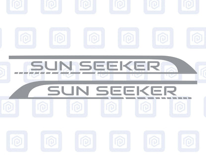 Sun Seeker Side Graphics Vinyl Decal For Camper Van Caravan Motorhome Sticker