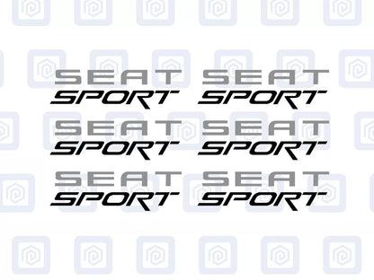 Seat Sport Leon Ibiza Cupra Ateca Brake Caliper Decal Style Stickers - x 6