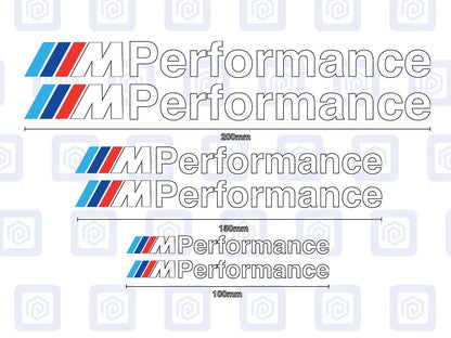 M Performance Sticker Decal Style Sticker FitsM2 M3 M4 M5 M6 Msport MPerformance
