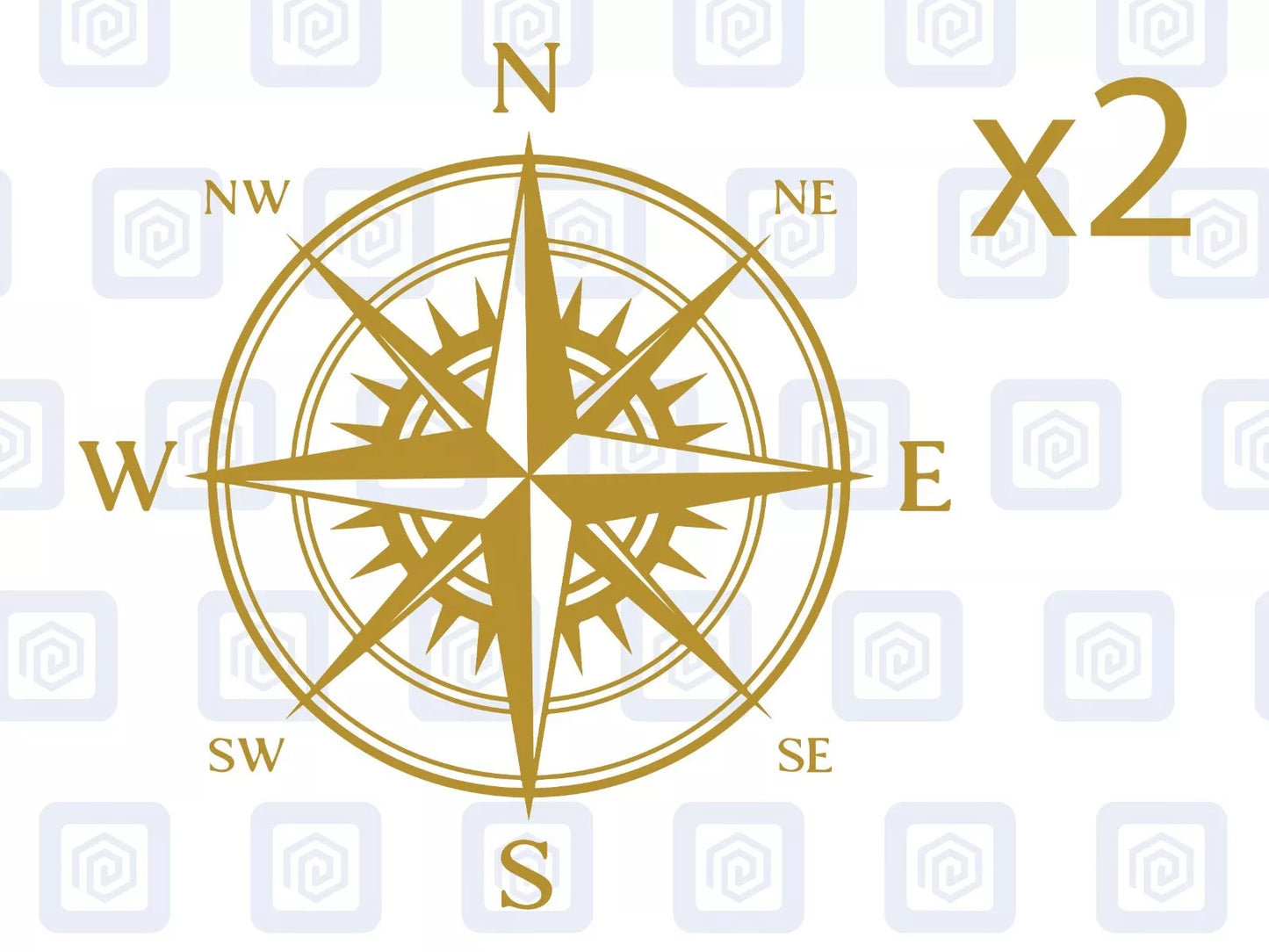 Compass Vinyl Decal For Camper Van Caravan Motorhome Sticker Graphic Campervan
