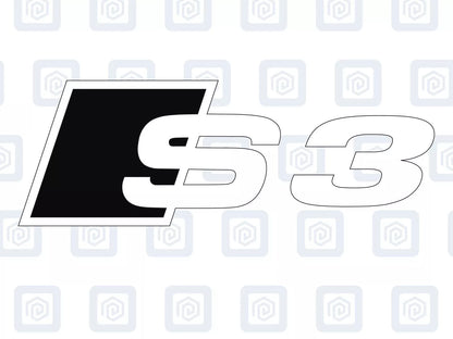 Audi S3 Logo Premium Door Sill Decals Stickers A3 A4 A5 A6 S3 S4 S5 RS3 RS4