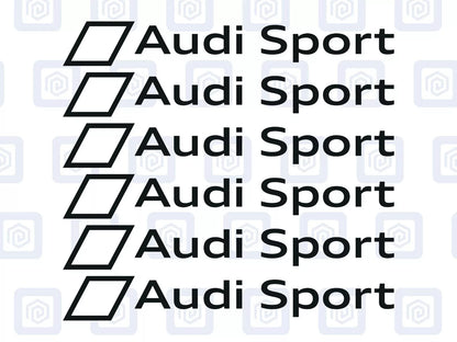 Audi Sport Logo Premium Door Sill Decals Stickers A3 A4 A5 S3 S4 S5 RS3