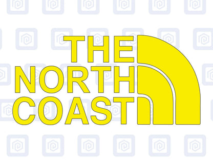The North Coast Camping Surf Sea Sticker Decal Graphic Camper Van Skate Beach
