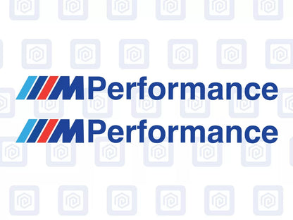 M Performance BMW Style Side Skirt Sill Sticker Decal Style Stickers Pair - x 2