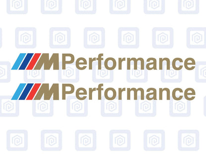 M Performance BMW Style Side Skirt Sill Sticker Decal Style Stickers Pair - x 2