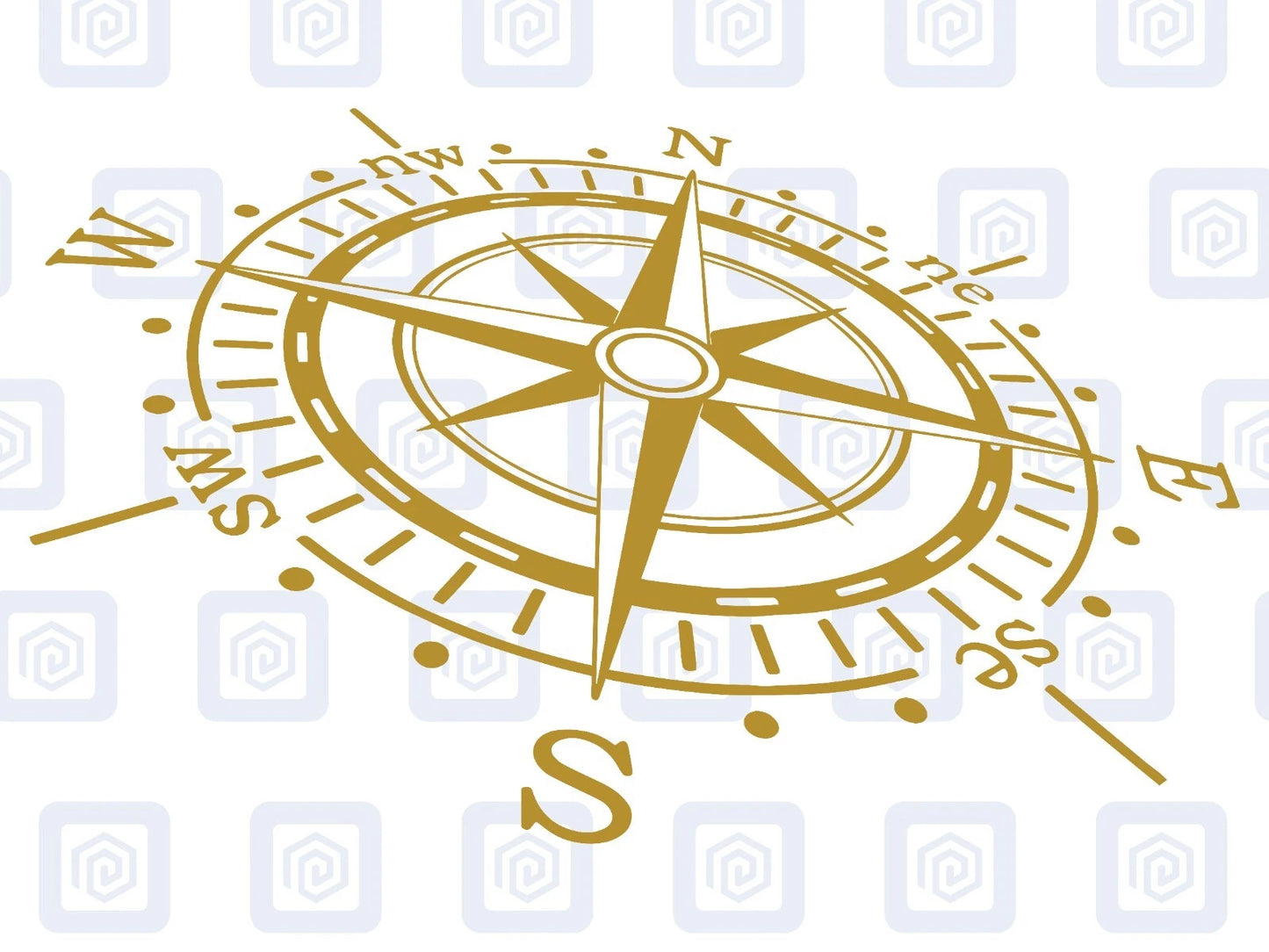 LARGE Compass Vinyl Decal For Campervan Van Caravan Sticker Graphic Camping