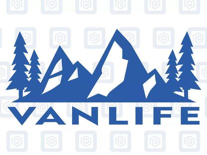 Van Life Single Vinyl Decals For Campervan Motorhome Caravan Sticker Graphic