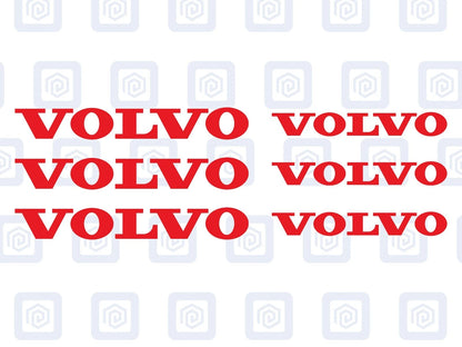 Volvo Brake Caliper Decals Sticker Logos (set of 6) V50 S40 V60 V70 XC70 XC90
