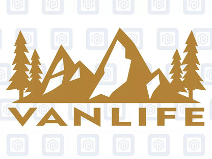 Van Life Single Vinyl Decals For Campervan Motorhome Caravan Sticker Graphic