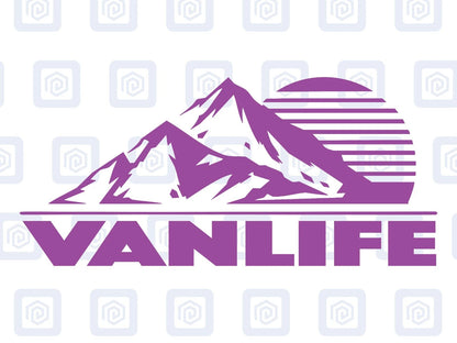 XL Van Life Camping Vinyl Decals For Camper Van Caravan Sticker Graphic
