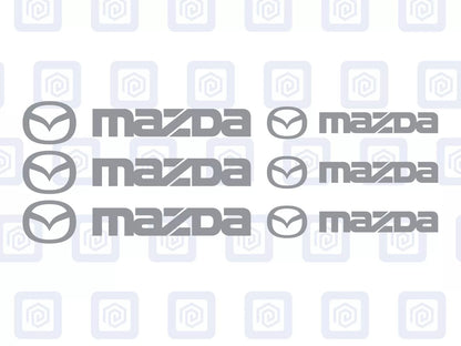 Mazda Brake Caliper Decals Sticker Logos (set of 6) JDM JAP DRIFT