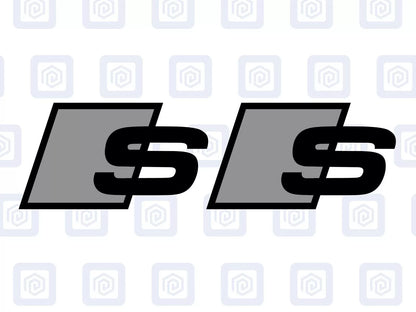 Audi S S Line Logo Premium Door Sill Decals Stickers A3 A4 A5 S3 S4 S5 RS3 RS4