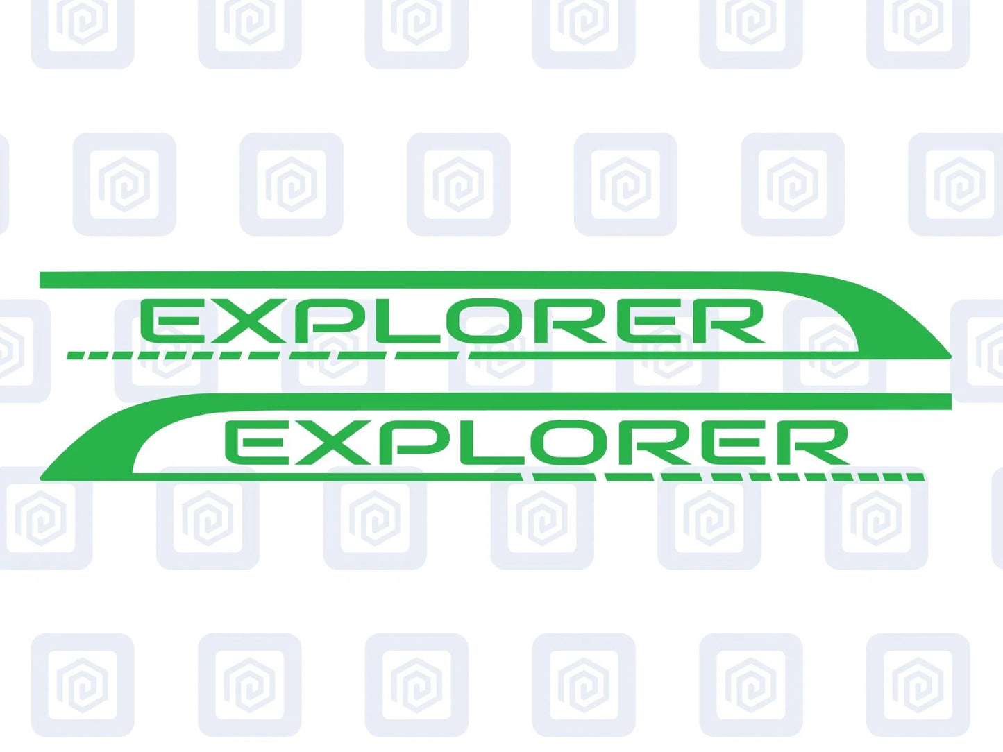 Explorer Side Graphics Vinyl Decal For Camper Van Caravan Motorhome Sticker