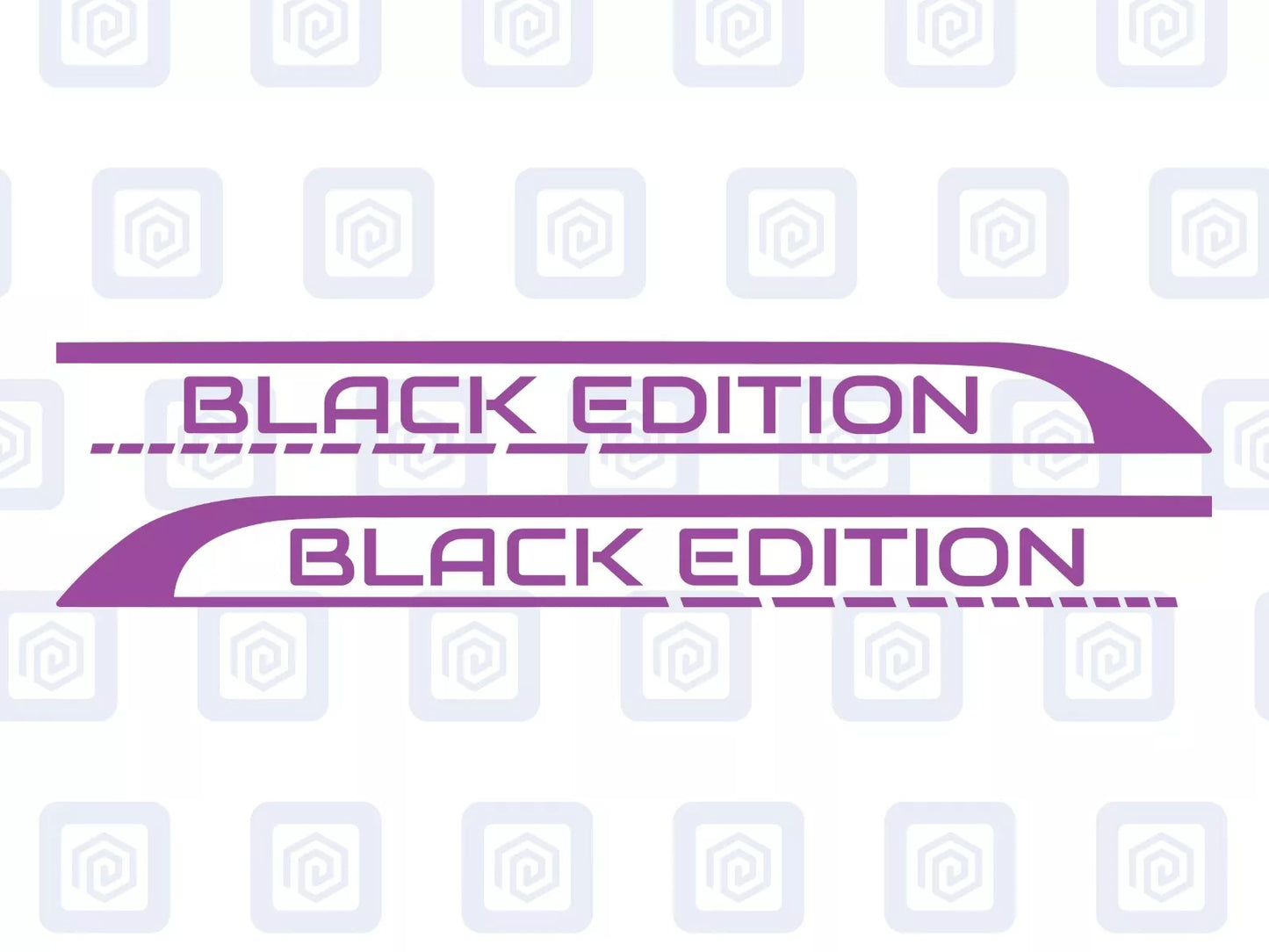 Black Edition Side Graphics Vinyl Decal For Camper Van Caravan Motorhome Sticker
