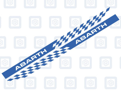 Fiat Abarth 500 595 695 Side Stripe Decal Sticker (Set of 2) Twin Air Sport Pop