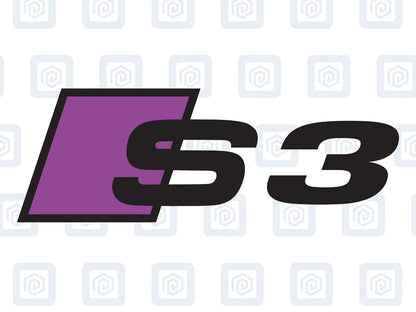 Audi S3 Logo Premium Door Sill Decals Stickers A3 A4 A5 A6 S3 S4 S5 RS3 RS4