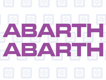 Fiat Abarth 500 595 695 Side Door Decal Sticker (Set of 2) Twin Air Sport Pop