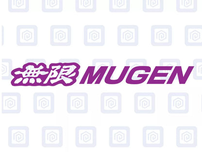 Honda Mugen Window Body Interior Decal Sticker Logo (Set of 2) FN2 EP3 EK