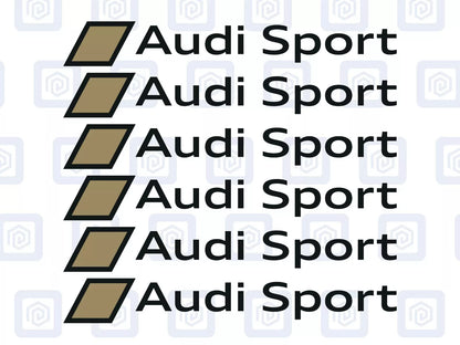 Audi Sport Style Brake Caliper Decals sticker Suitable for A1 A3 A4 A5 A6