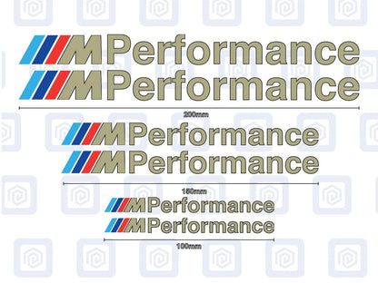 M Performance Sticker Decal Style Sticker FitsM2 M3 M4 M5 M6 Msport MPerformance